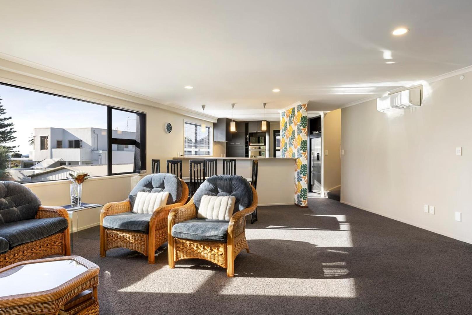 Pacific Escape - Downtown, Beach & Sea Views Mount Maunganui Exteriér fotografie