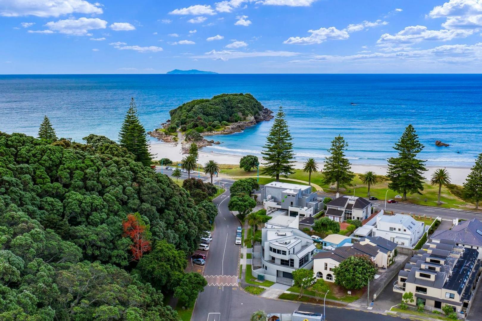 Pacific Escape - Downtown, Beach & Sea Views Mount Maunganui Exteriér fotografie