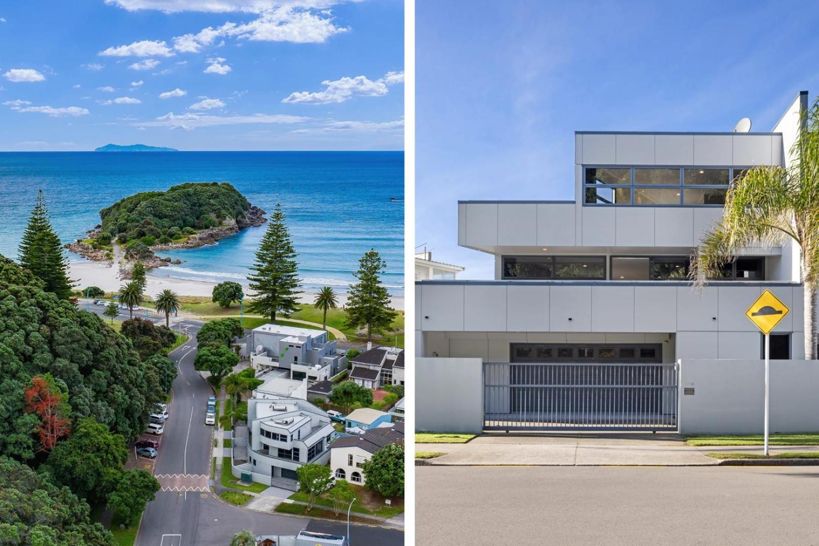 Pacific Escape - Downtown, Beach & Sea Views Mount Maunganui Exteriér fotografie